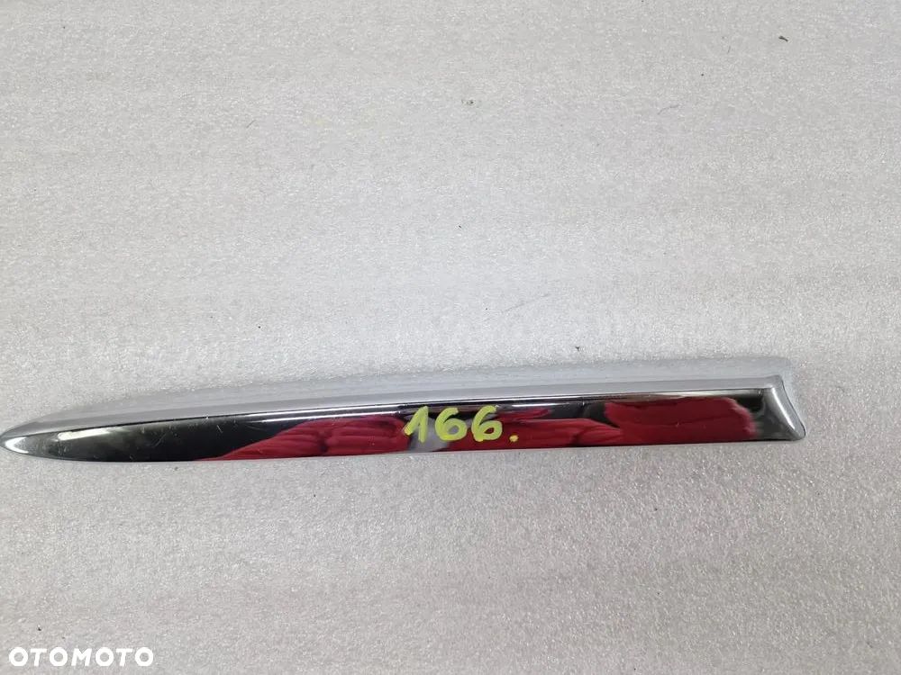 FIAT 500 07- LEWA LISTWA / CHROM ZDERZAKA PRZEDNIEGO PRZÓD , NR 735425616 , NR AUKCJI C/166 - 1