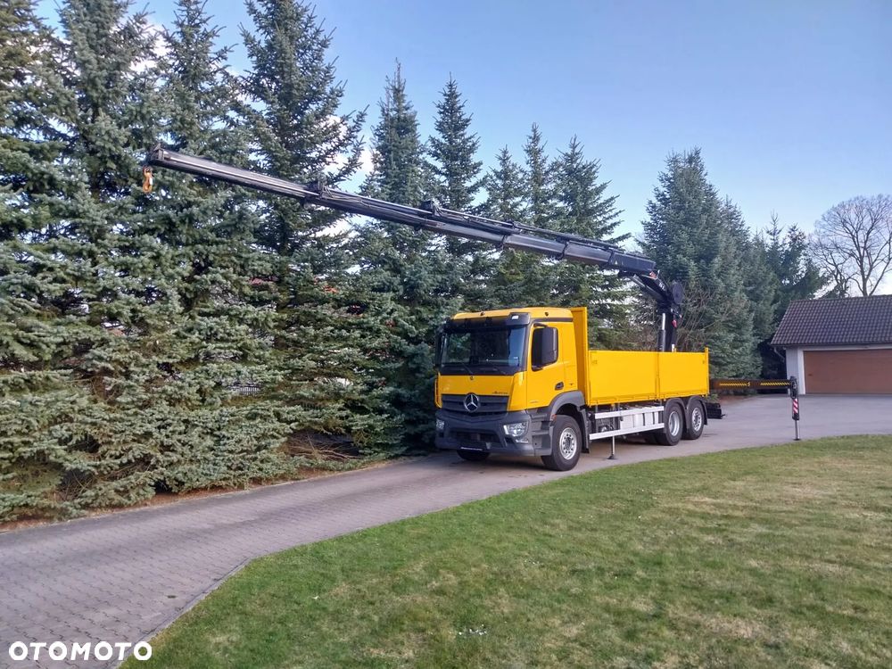 Mercedes-Benz Antos z HIAB 288 / 15m /Pilot/3-oś skrętna - 1