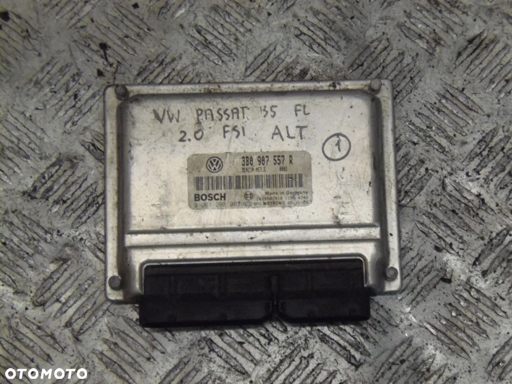 STEROWNIK SILNIKA KOMPUTER VW PASSAT 2.0 FSI 3B0907557R - 1