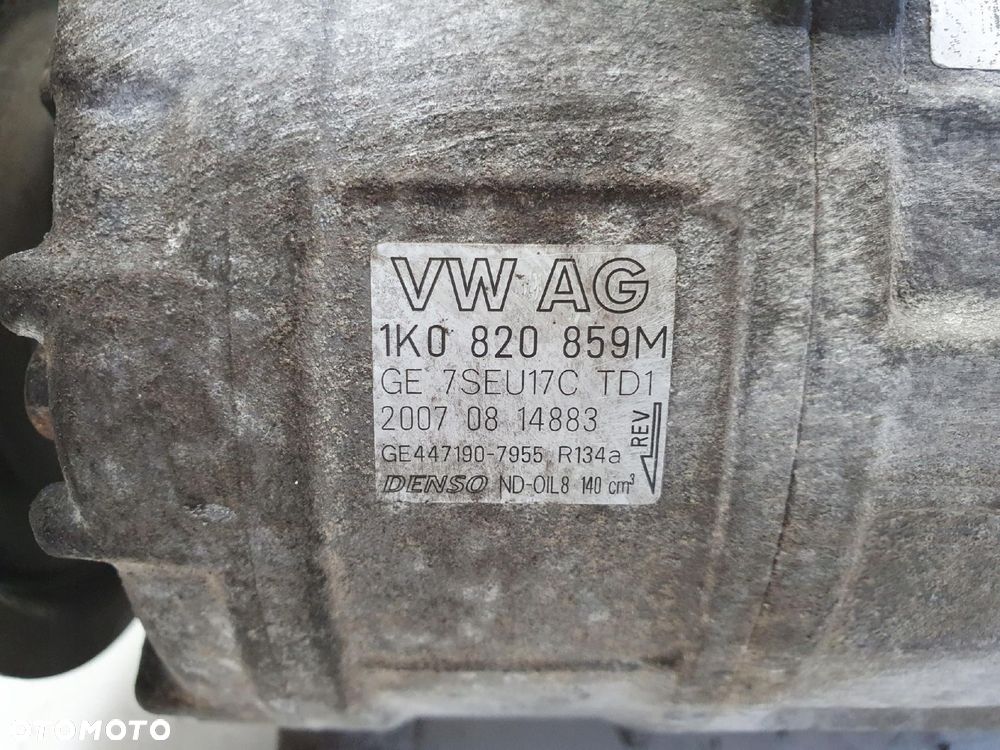 SPRĘŻARKA KLIMATYZACJI Audi A3 II 8P 1.6 FSI _ 1K0820859M - 9