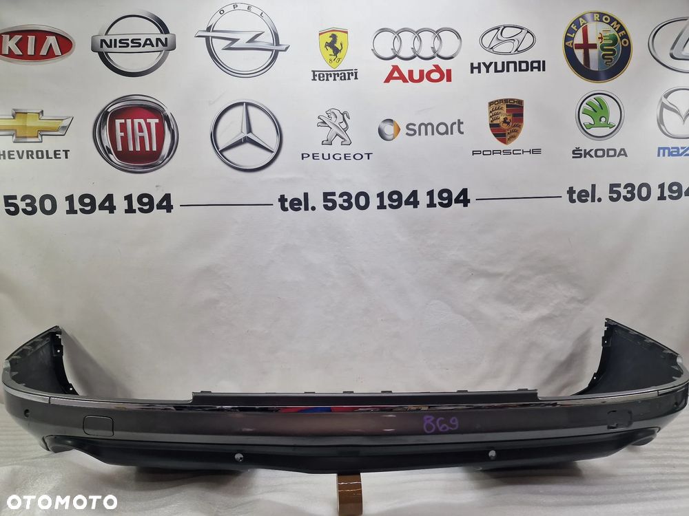 AUDI Q7 4L0 LIFT 10- S-LINE DYFUZOR / SPOJLER / DOKŁADKA ZDERZAKA TYLNEGO TYLNIEGO TYŁ POD HAK , NA CHROMY , NR 4L0807521AH , NR AUKCJI DT869 - 1