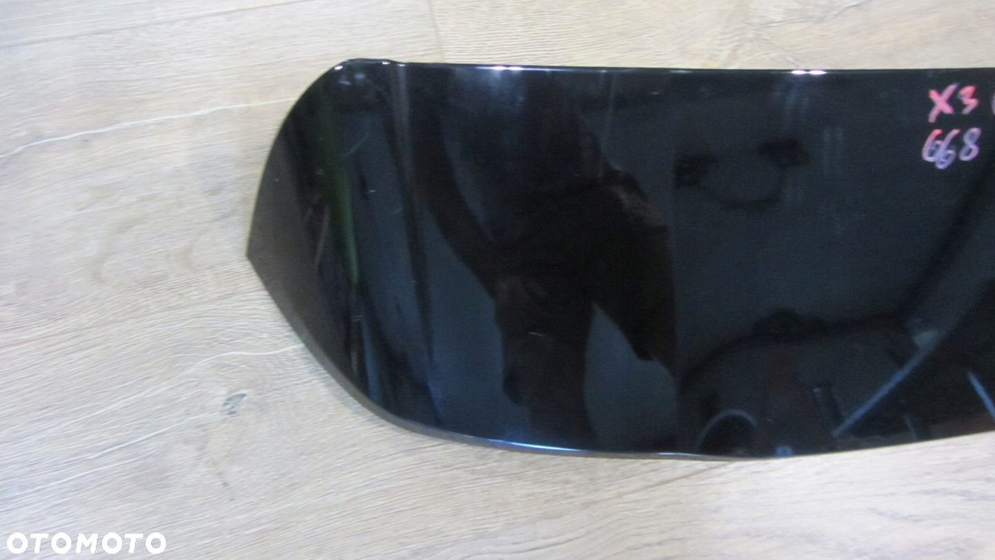 BMW X3 G01 SPOJLER KLAPY TYLNEJ 668 SCHWARZ 2 51248499859 8499859 CZARNY - 4