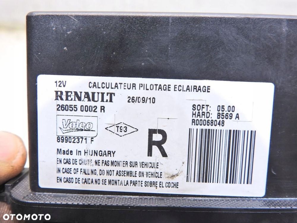 MODUŁ STEROWNIK ŚWIATEŁ RENAULT LATITUDE 260550002R 89902371F - 5