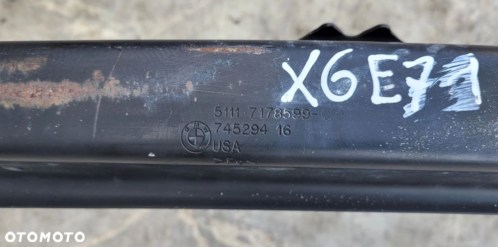 BELKA WSPORNIK ZDERZAKA PRZEDNIEGO BMW X5 E70 X6 E71 7178599 - 5