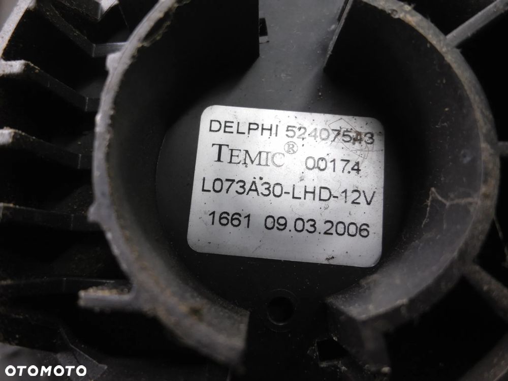 WENTYLATOR DMUCHAWA OPEL ASTRA H 52407543 + REZYSTOR OPORNICA EUROPA - 3