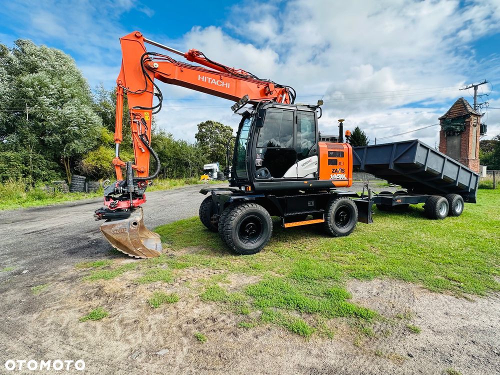 Hitachi Zx145W Rototilt,System Leica 3D,Przyczepa Polecam!!! - 2