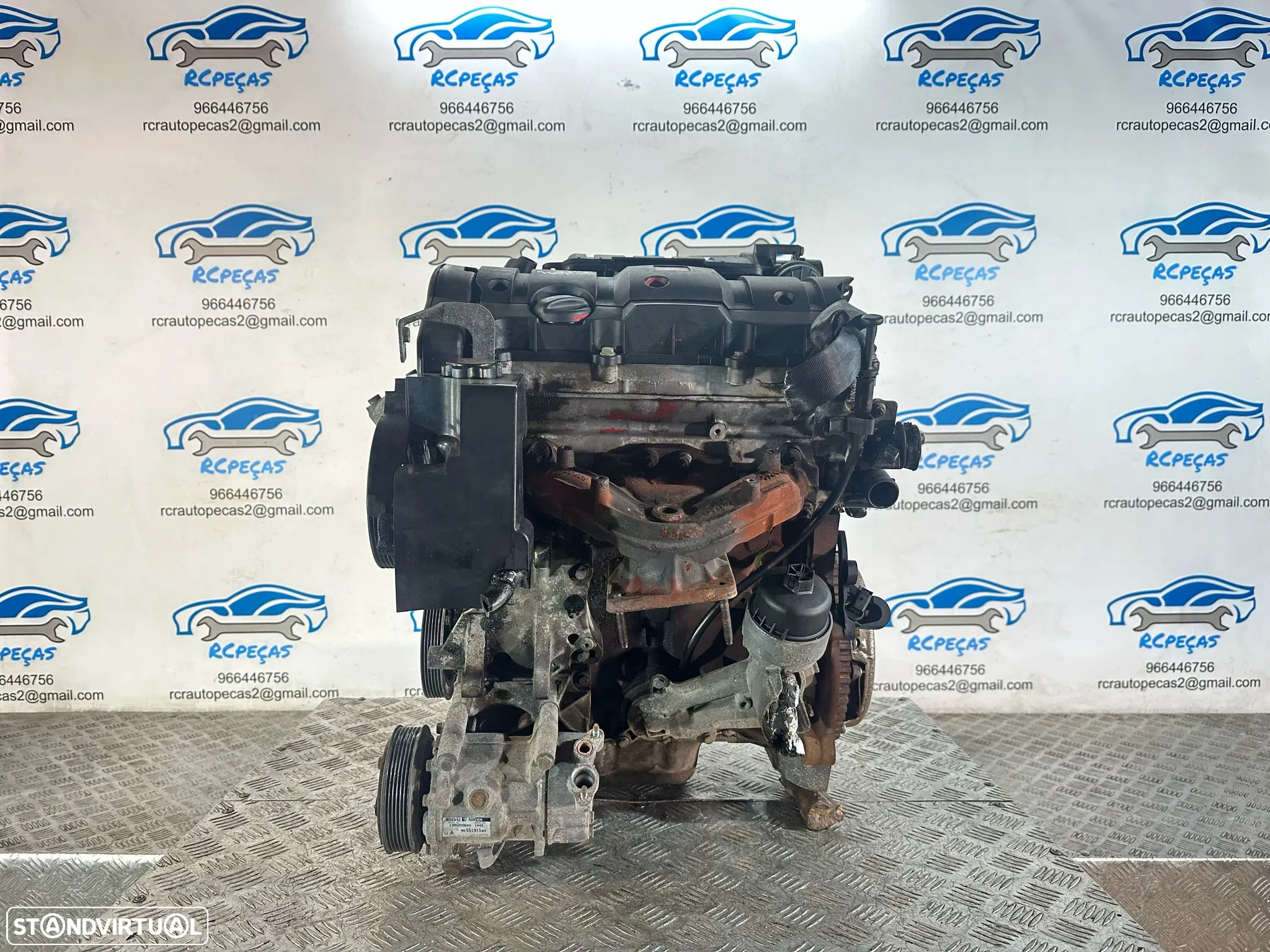 .Motor Completo PSA Peugeot Citroen NFU TU5JP4 1.6i 16V 110cv - 9