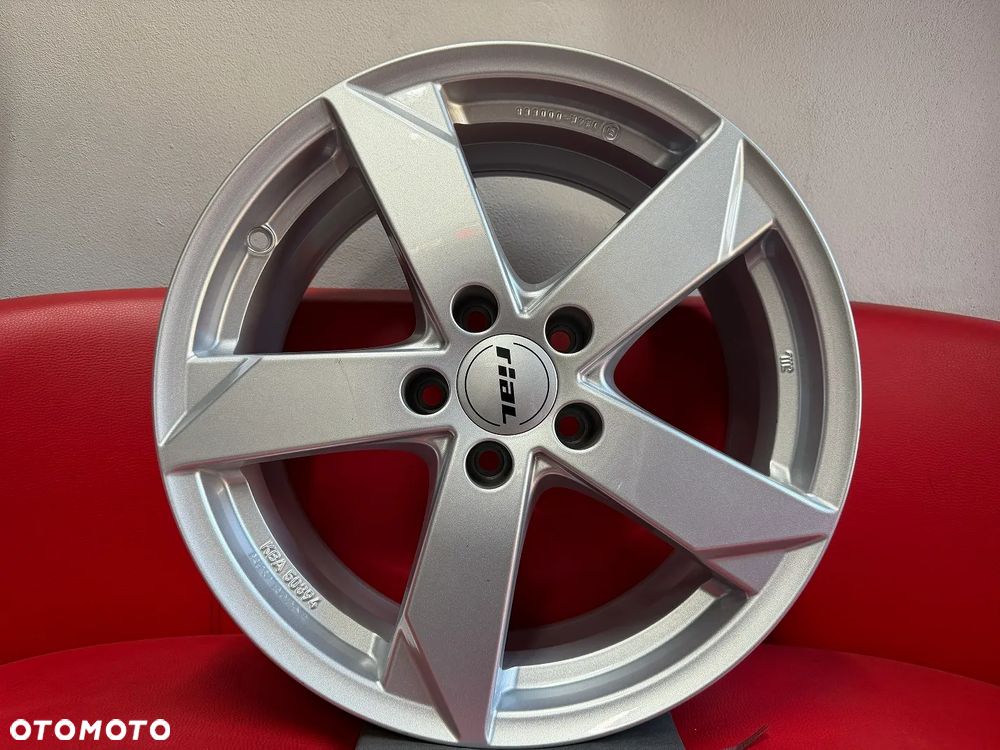 Felgi aluminiowe RIAL KK 5x112r17 et38 SREBRNE AUDI VW SKODA BMW nowe!!!! - 1