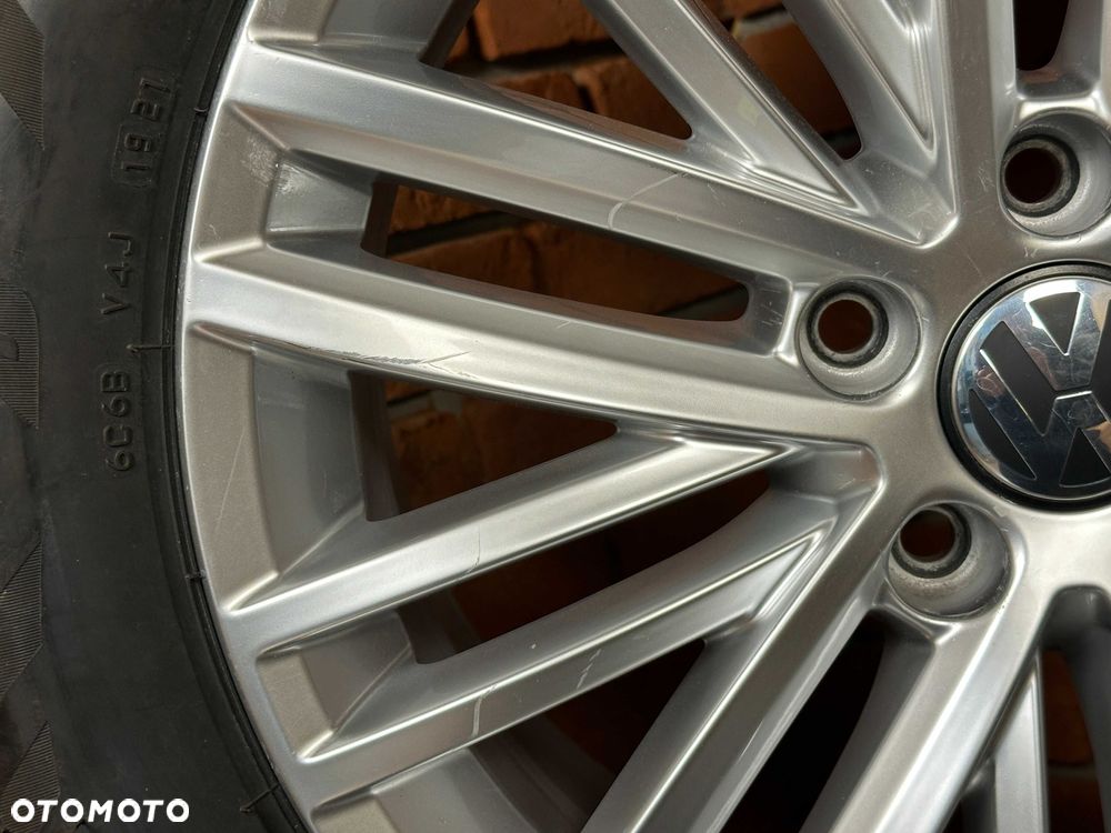 Koła Felgi 17 5x112 Volkswagen Tiguan Wielosezon Opony Jak nowe - 4