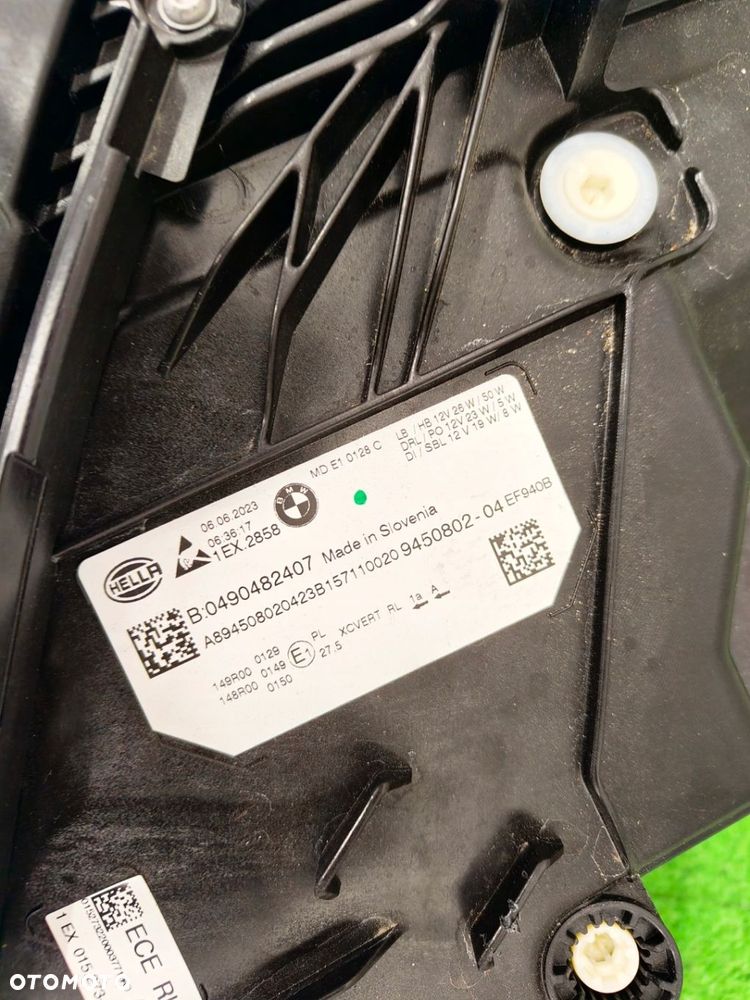 BMW 3 G20 G21 LCI LAMPA PRZÓD FULL LED ADAPTIVE NIEBIESKA 9450801 9450802 - 2