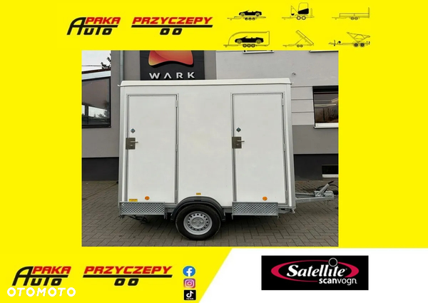 Wark Satellite - TYP 240C, Przyczepa socjalna, mobilne WC, DMC 750 KG
