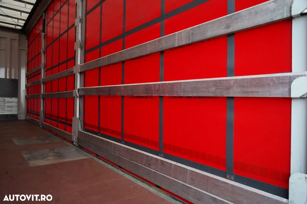 Scania S 460 / CORTINĂ 8.1 M / 60 M3 / SOLO / 6X2 / PUNTE RIDICATĂ / PUNTE DIRECȚIE - 23