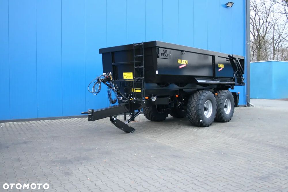 HILKEN SK 5000 przyczepa budowlana / wywrotka skorupowa - 2