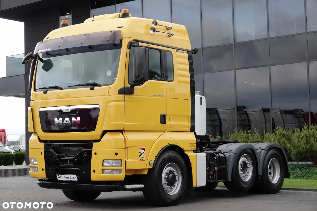 MAN TGX 26.540 / 6x2 / 6X4 /  PUSHER / HYDRAULIKA  / KLIMA POSTOJOWA  / OŚ PODNOSZONA i SKRĘTNA  / MANUAL / 3 osiowy ciągnik siodłowy- - 4