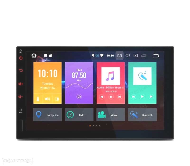 AUTO RÁDIO GPS 7" ANDROID 9.0 2DIM MULTIMEDIA STEREO - 1
