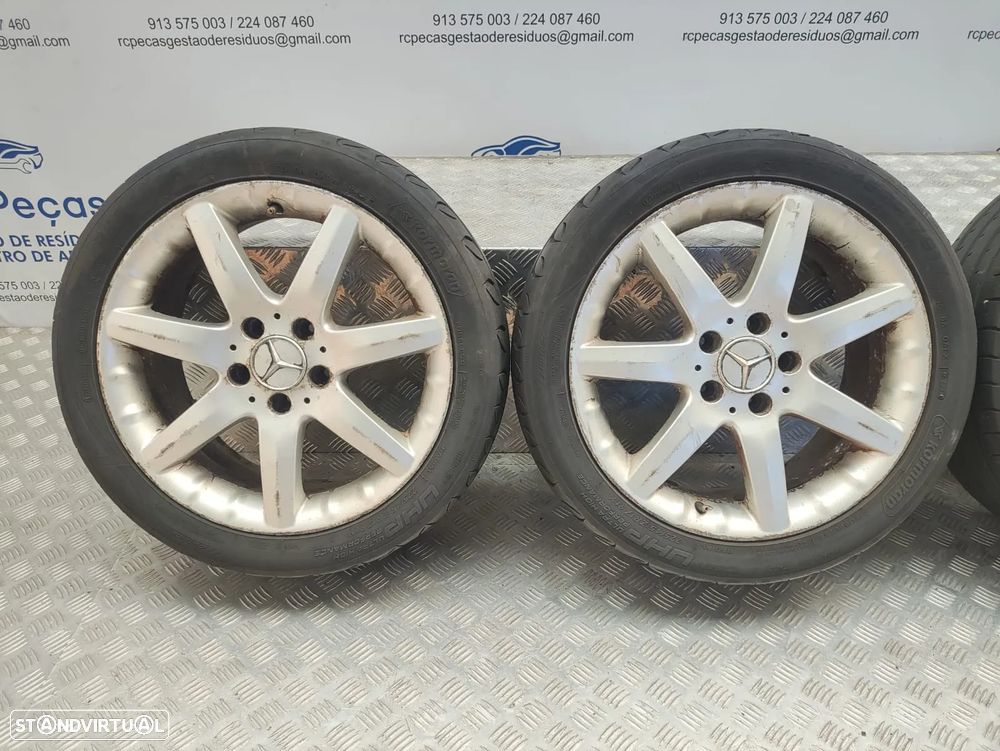 Conjunto Jantes 17 Originais Mercedes Benz Class C W203 7,5J ET37 5x112 - 7