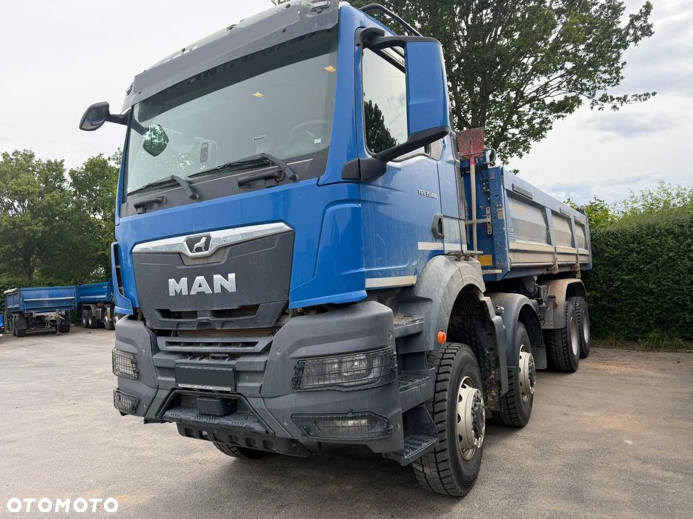 MAN TGS 35.480 8x8 EURO6 WYWROTKA TRÓJSTRONNA Z BORDMATIKIEM