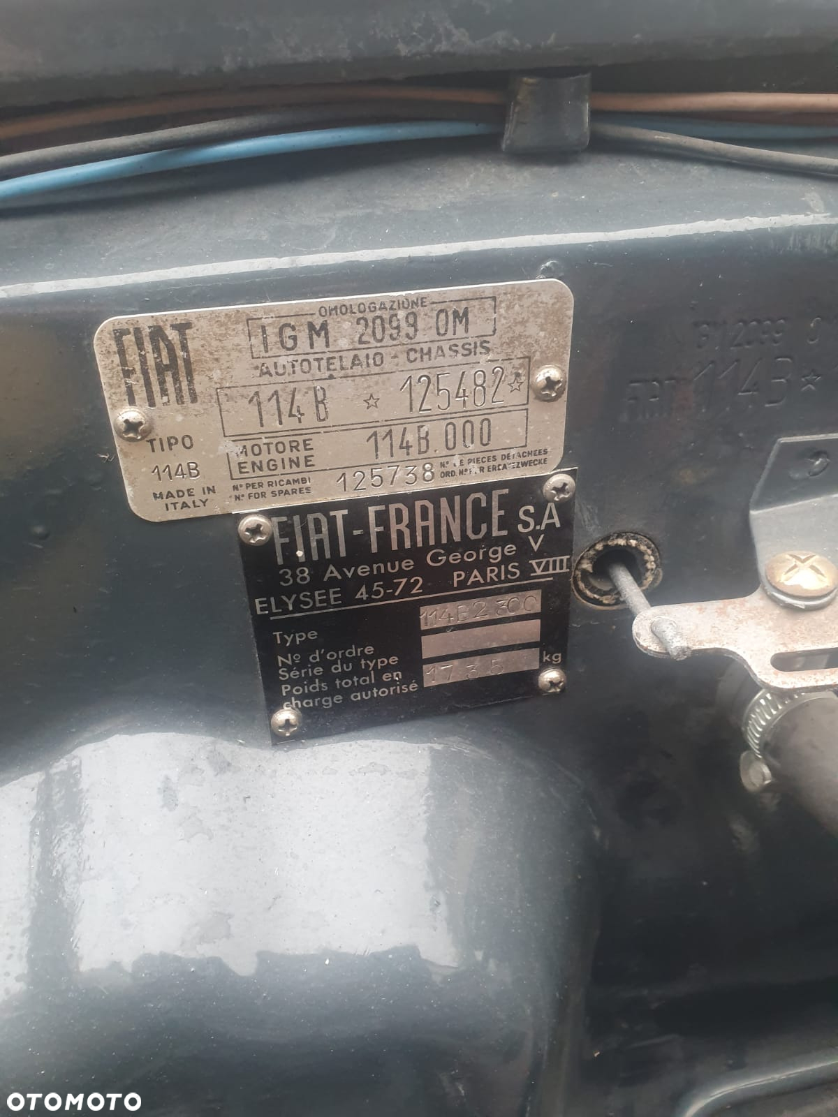 Fiat 2300 rok produkcji 1963 na części - 11