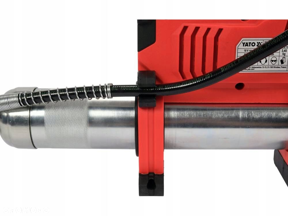 YATO SMAROWNICA AKUMULATOROWA 18V 620 BAR 3000mAh LED YT-07020  3Ah - 7