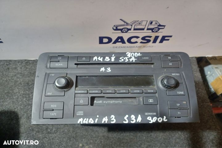 Radio cd 8P0035195 Audi A3 8P/8PA [2th facelift] [2008 - 2013] Sportb - 1