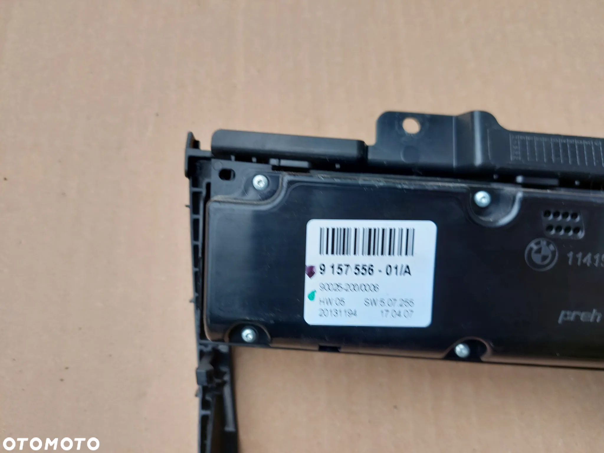 BMW x5 e70 x6 e71 PANEL KLIMATRONIC WENTYLOWANE 9157556  RAF-AUTO - 5