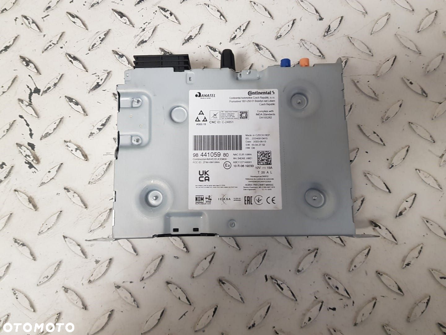 FABRYCZNIE NOWE ORYGINALNE RADIO NAWIGACJA OPEL CORSA F COMBO  E PEUGEOT 208 II CITROEN BERLINGO IV - 3