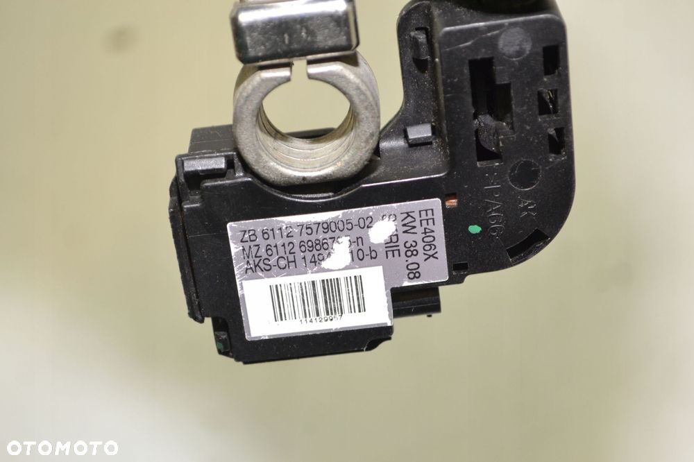 BMW E91 E93 E90 KLEMA MINUSOWA MINUS PRZEWÓD IBS AKUMULATORA 7579005 - 7