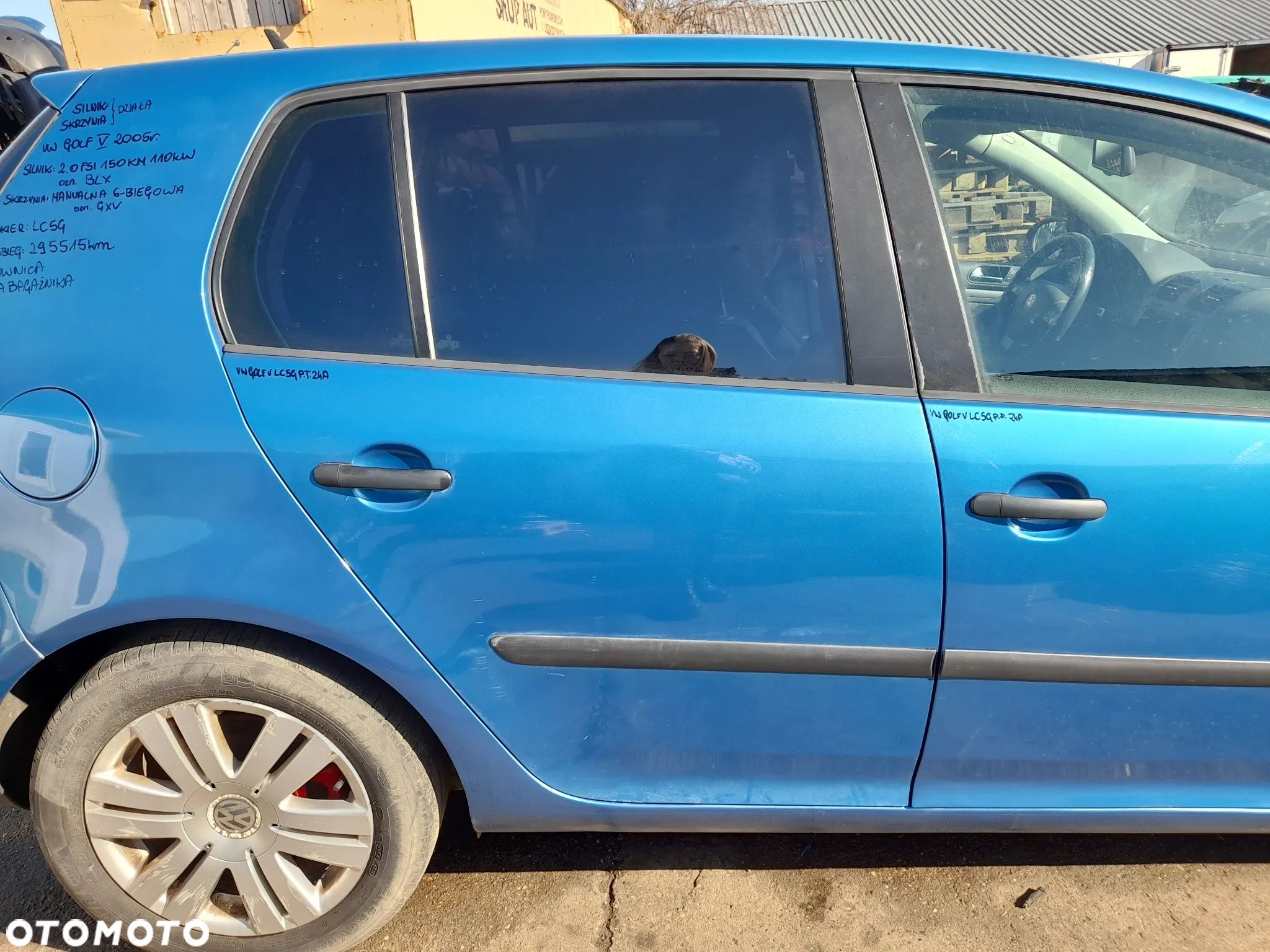 DRZWI PRAWY TYŁ PRAWE TYLNIE VW GOLF V - 1