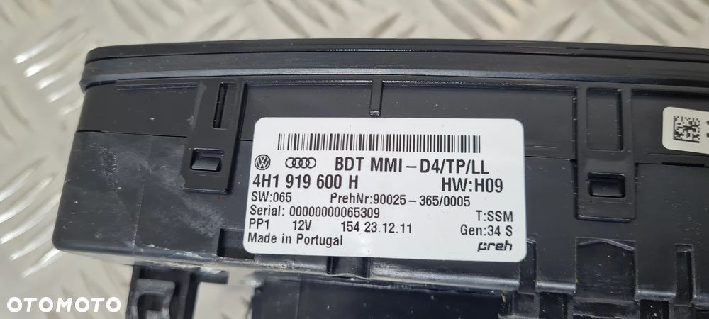 Audi A8 D4 Panel Sterowania Navi MMI - 5