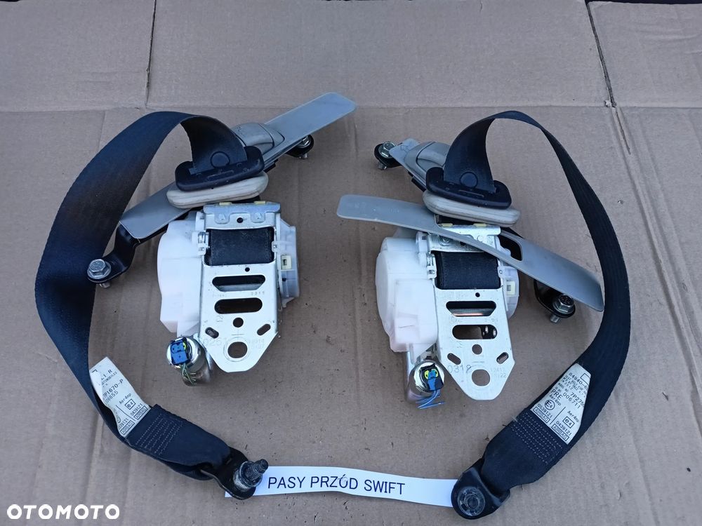 KOMPLET PASÓW pasy przód napinacze pasów lewy SUZUKI SWIFT MK7 - 11
