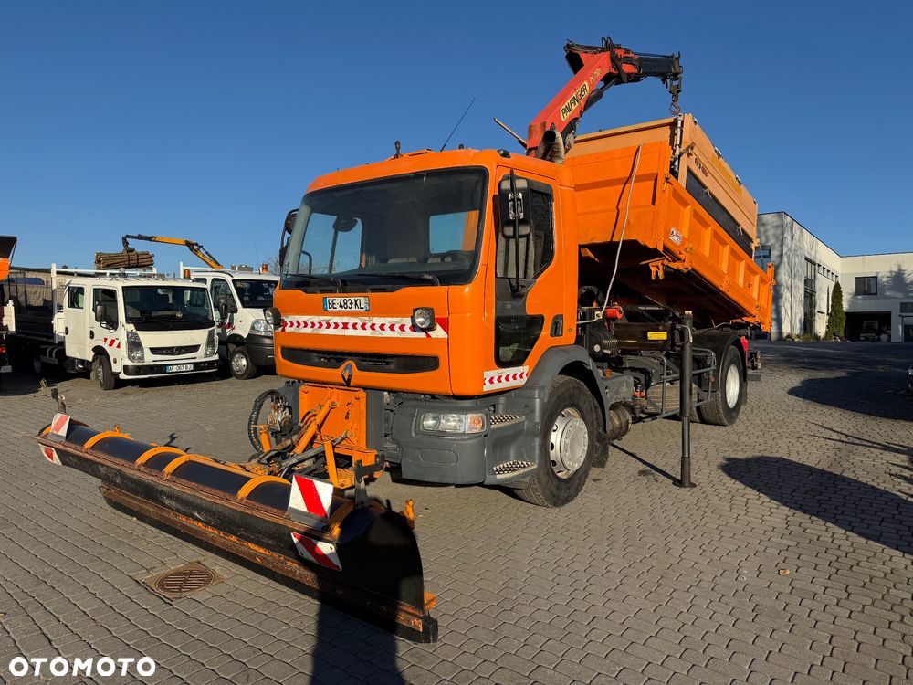 Renault Premium 260DCi Wywrotka 3 str HYDROBURTA HDS Palfinger Solarka Acometis SPECJALNY Pług Odśnieżny Czerpak Kompletny Zestaw - 2