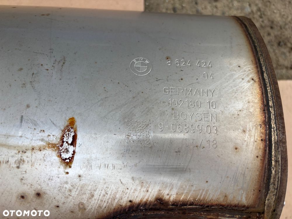 Bmw 1 F20 F21 Oryginalny Kompletny Wydech Rura Wydechowa Tłumik Środkowy Benzyna 116i 118i B38 8624424 8637789 8624407 - 4