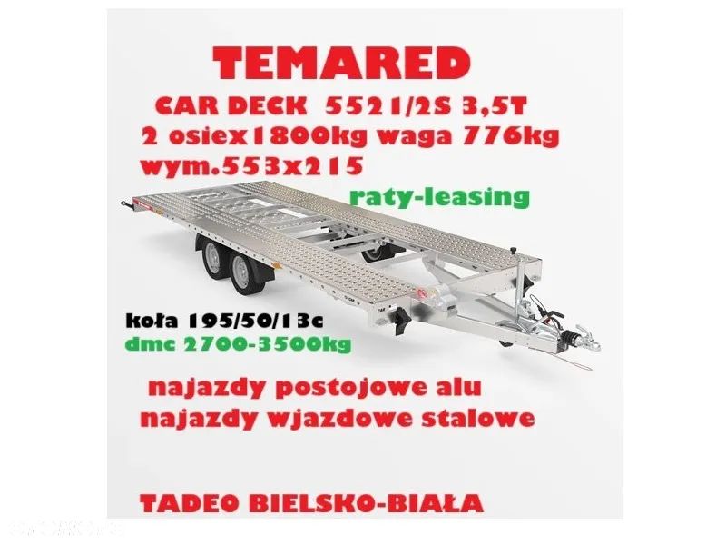 TEMARED CAR DECK 5521/2S 3,5T