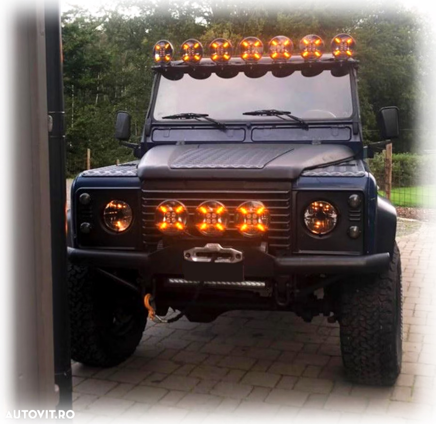 Proiector suplimentar Sarox7+, LED, 60W, pozitie alb galbena/portocalie - 2