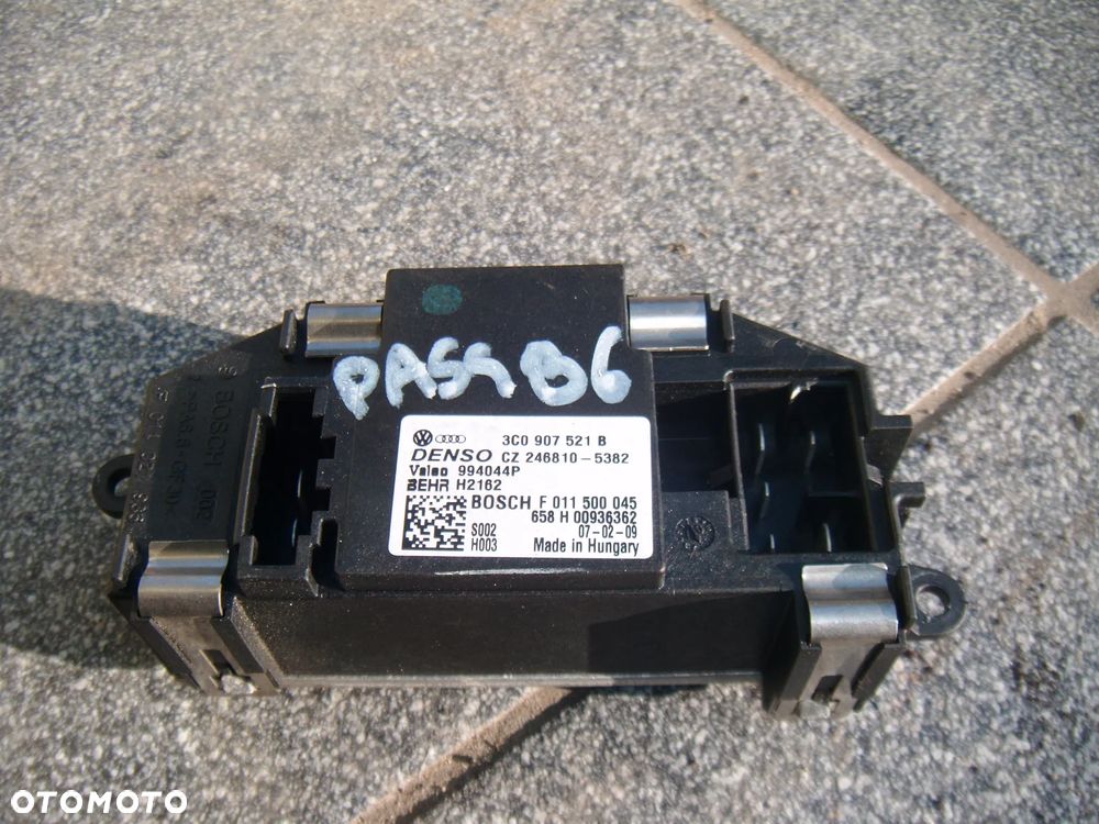 vw  passat b6  rezystor ogrzewania 3c0907521b - 1