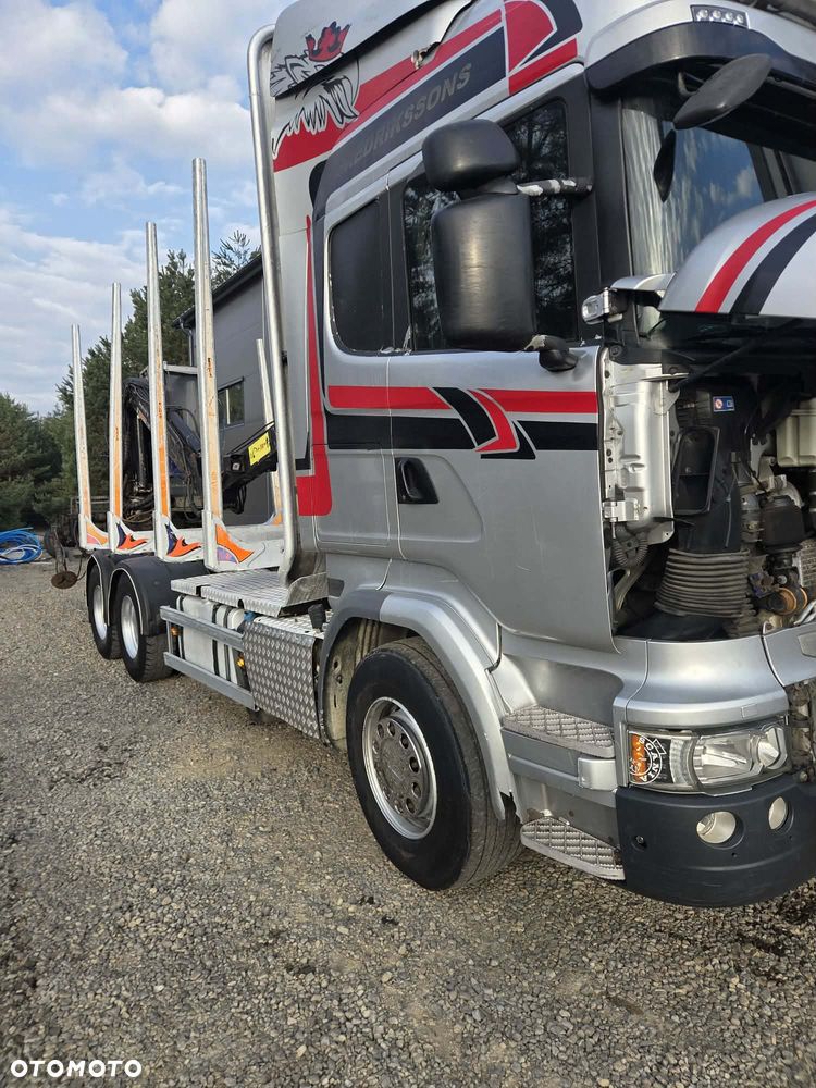 Scania R 6x4 Jonsered 1080 do lasu 2014 rok drzewa drewna kłonice - 27