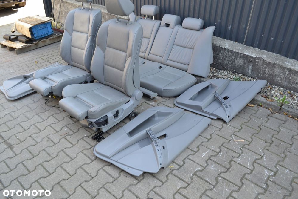 BMW E61 FOTELE SKÓRY KANAPA BOCZKI MPAKIET KOMPLET ANGLIK podgrzewane - 6