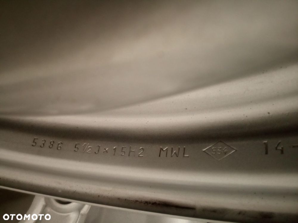 Felgi 4x100 15 Twingo III Forfour II+Czujniki (A5000) - 9