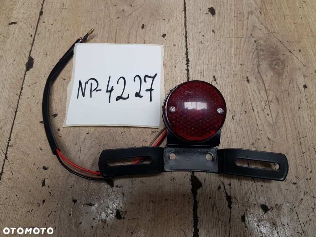 Lampa tył uchwyt tablicy Harley Cafe Racer Bobber Chopper Drag - 1