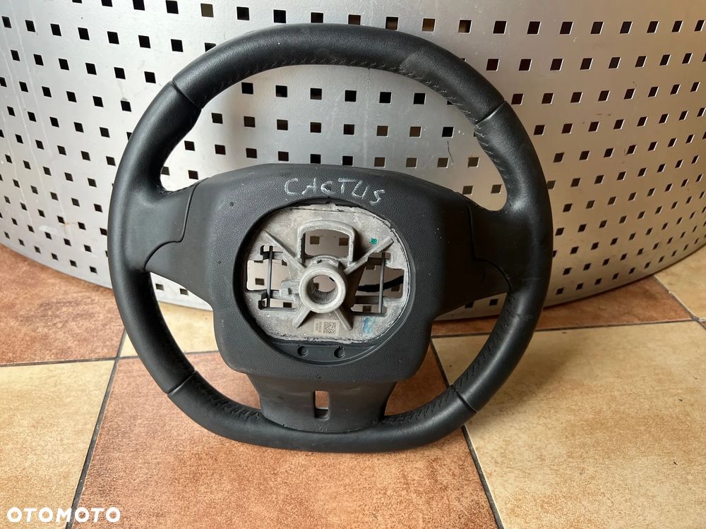 KIEROWNICA CITROEN C4 CACTUS SKÓRA SKÓRZANA SUPER STAN ORYGINAŁ - 2