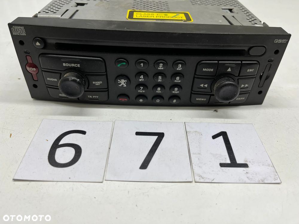 Radio CD Peugeot 6560.HH, 96457328XT, 500189447002570 - 3
