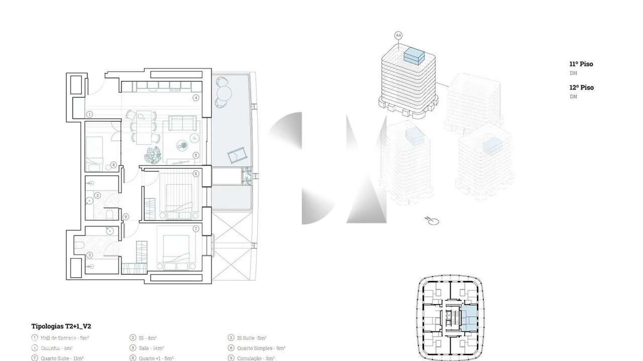 T2+1 – Lake Towers - Grande imagem: 2/8