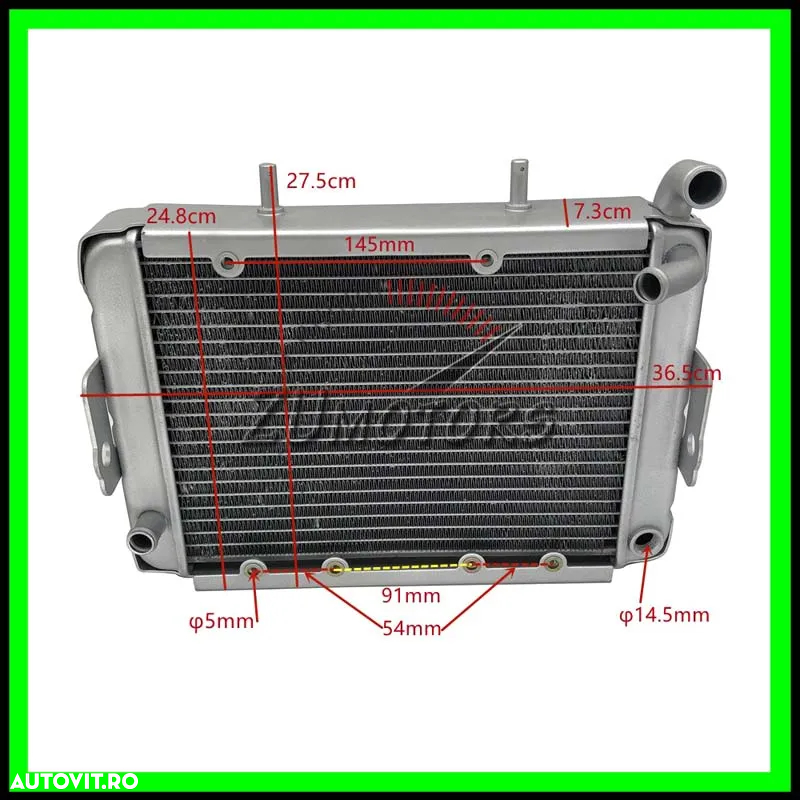 Radiator atv LINHAI 400 300 275 260 250 cu Ventilatoare - 8