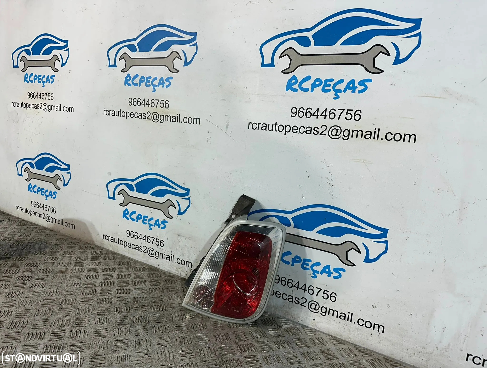 .Farolins Tras Traseiros Esquerdo Direto Originais Fiat 500 312 2007 - Presente - 3