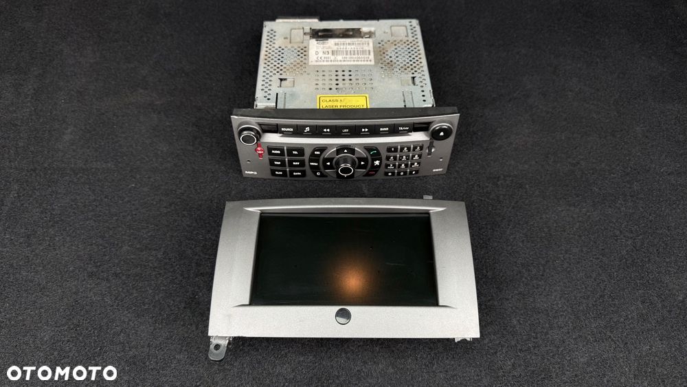 REZERWACJA RADIO NAWIGACJA MP3 WYŚWIETLACZ PEUGEOT 407 96601833YW 9660361080