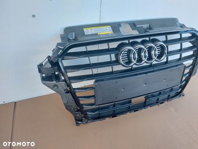 GRILL ATRAPA AUDI A3 S3 8V S-LINE BLACK RADAR - 6