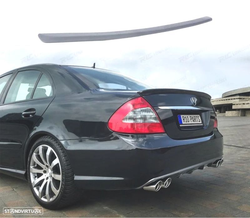 SPOILER TRASEIRO MERCEDES W211 02-08 LOOK AMG - 1