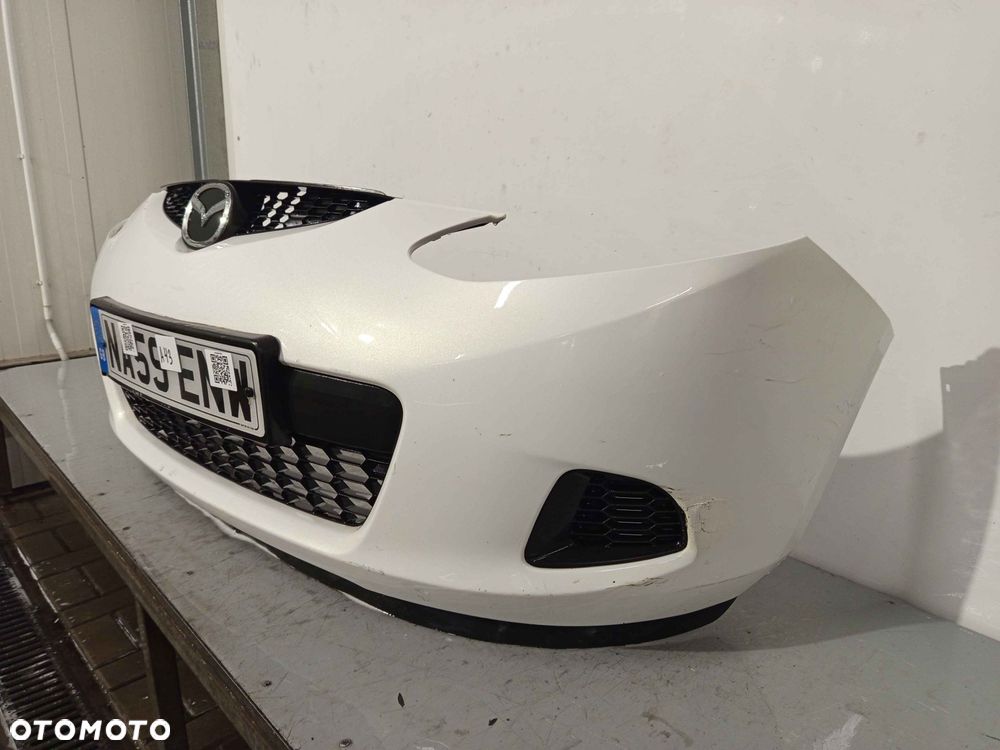 + ZDERZAK PRZÓD PRZEDNI MAZDA 2 II DE 34K BIAŁY - 3