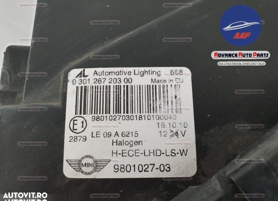 Far stanga original Mini  Countryman  R60 2010 2011 2012 2013 2014 201 - 10