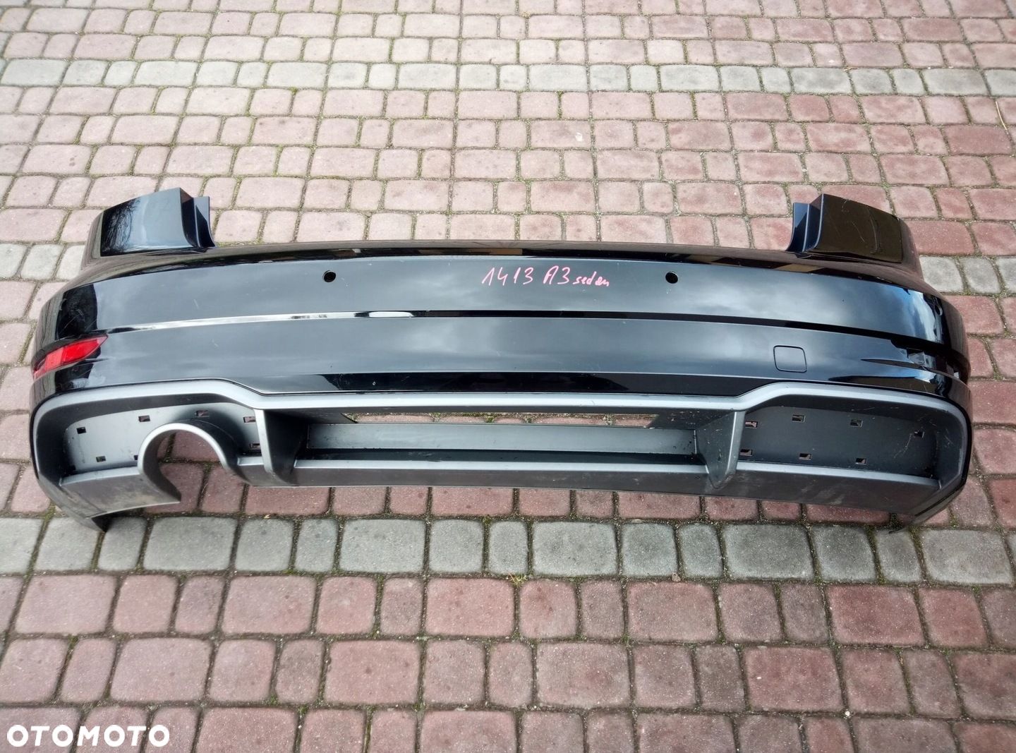 Zderzak tył tylni AUDI A3 8V5 SEDAN S-LINE LIFT 2016-2020 17- 18- 19- 2019- - 1